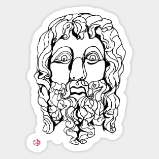 Zeus Sticker